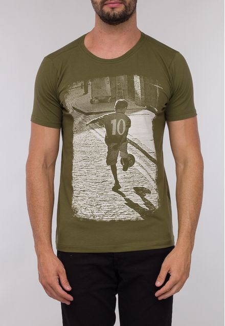 Camiseta Trivela Verde Militar