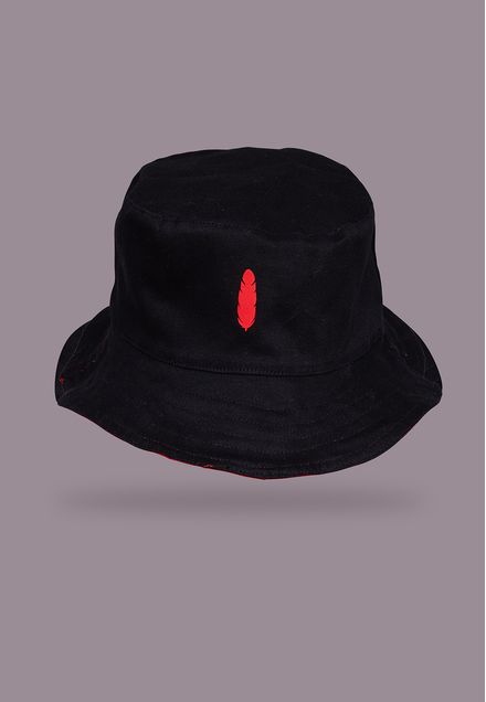 Bucket Dupla Face Preto e Vermelho
