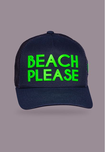 Boné Beach Please Marinho