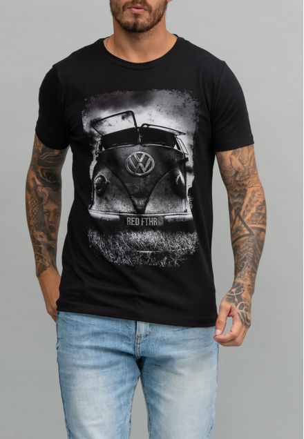 Camiseta Vintagem Kombi
