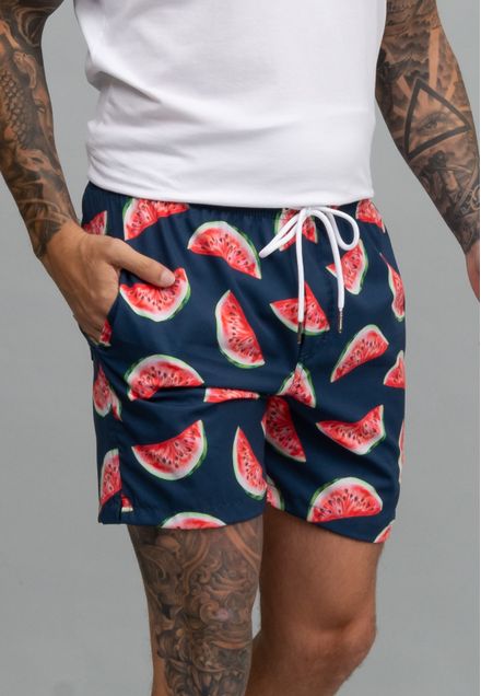 Short Swim Wattermelon Navy
