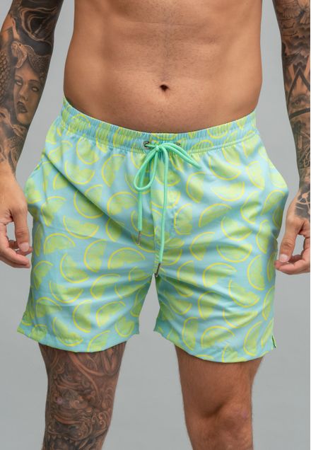 Short Swim Neon Lemon
