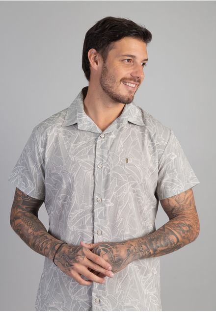 Camisa Casual Palms Resort