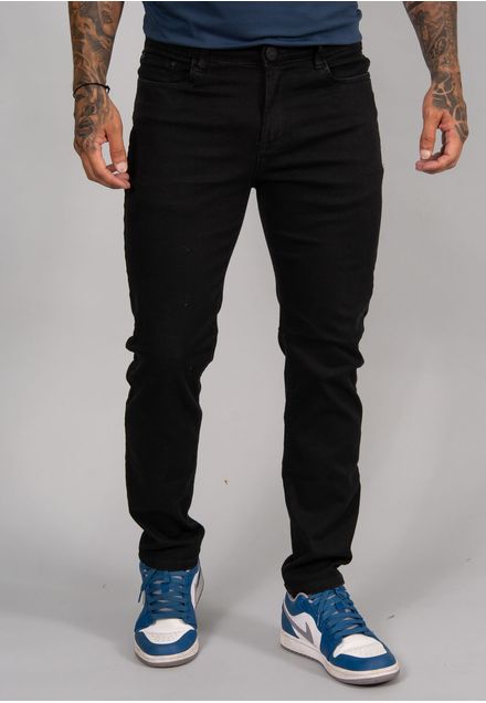 Calça Jeans Forever Black Slim