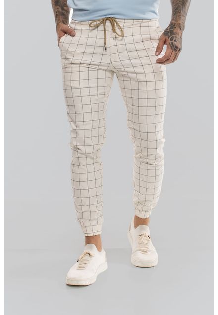 Calça Modern Chess Linho