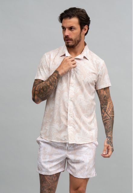 Camisa Casual Aquarela