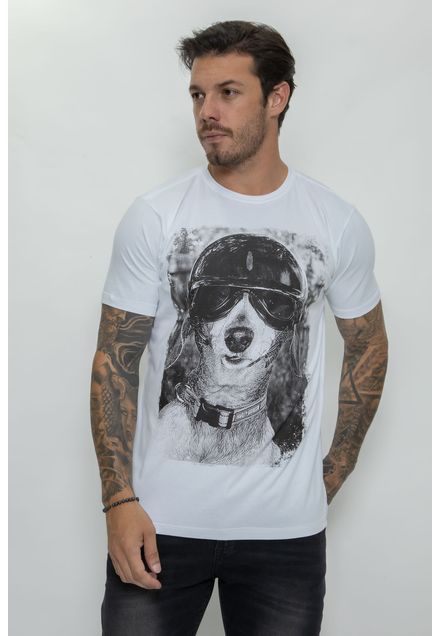 Camiseta Biker Dog