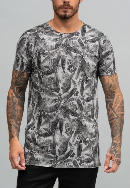 Camiseta a Fio Folhas