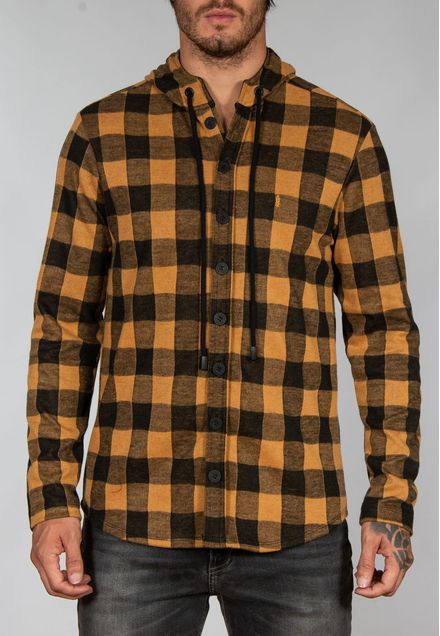 Camisa Flanelada C/ Capuz Xadrez